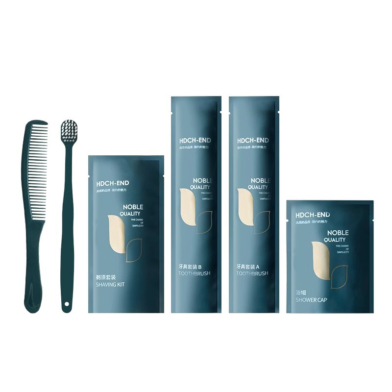 Homestay hotel disposable toiletries suit home hospitality hotel special toothbrush with toothpaste wholesale Logo
