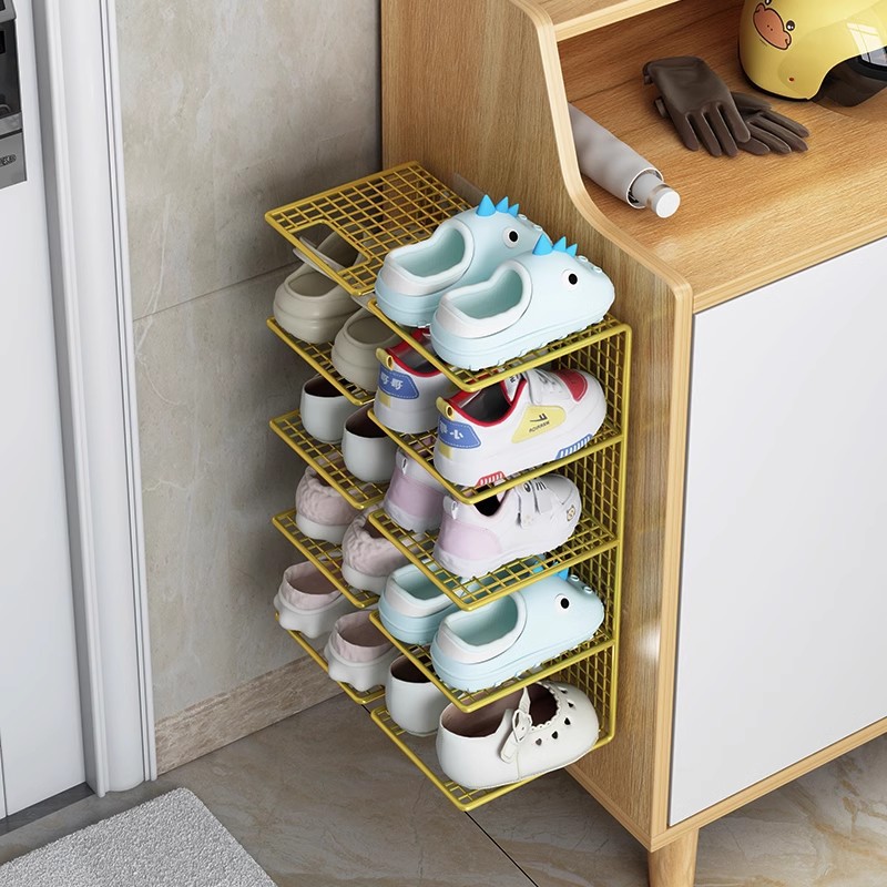 Коробка для обуви для детей, домашний шкаф для хранения обуви, экономия пространства, простой обувной шкаф