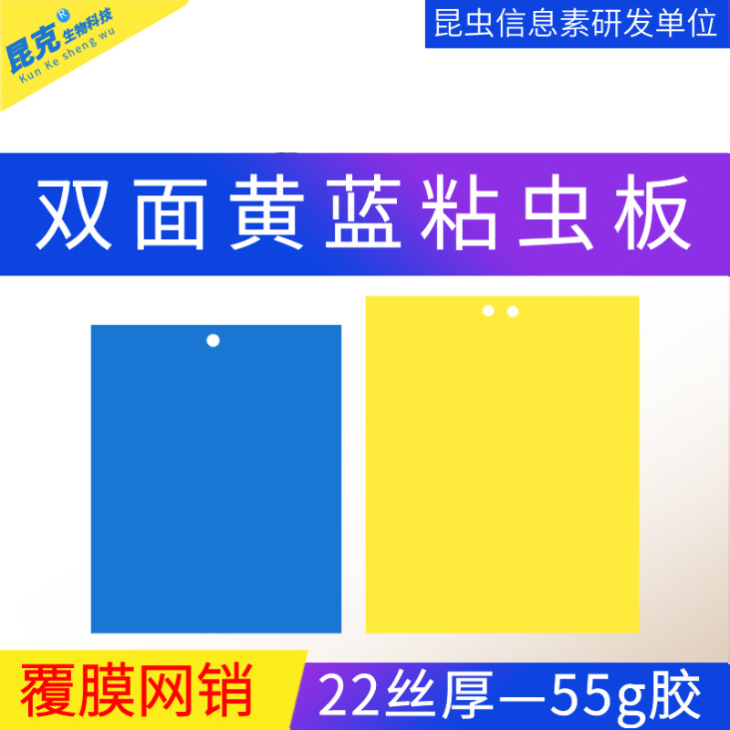 [Price Change] Double-sided Sticky Insect Board Trap Board Ducked with Insect Greenhouse Yellow Board Blue Horticultural Sticky Insect Patch Fruit Tree Insect Prevention