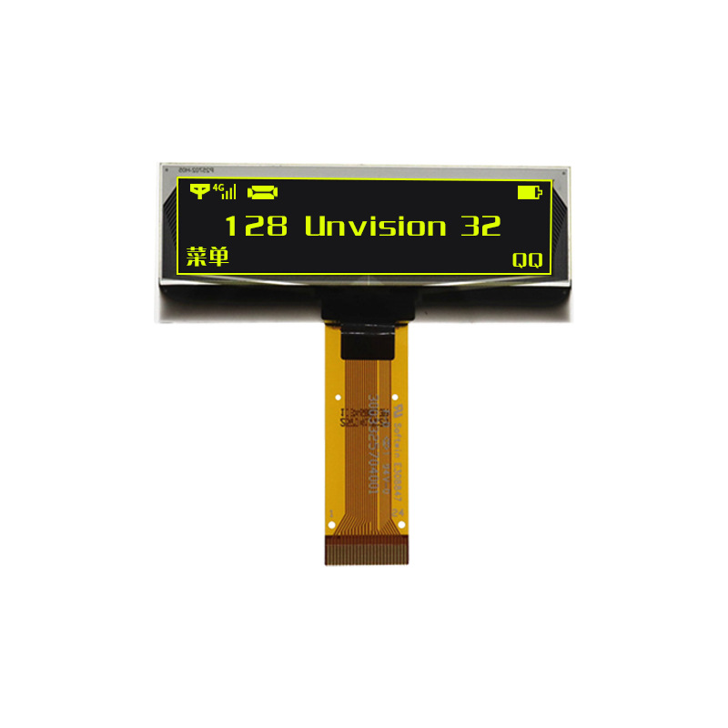 2.23-inch oled screen narrow edge SSD1305 drive welding 12832 industrial screen monochrome horizontal screen display
