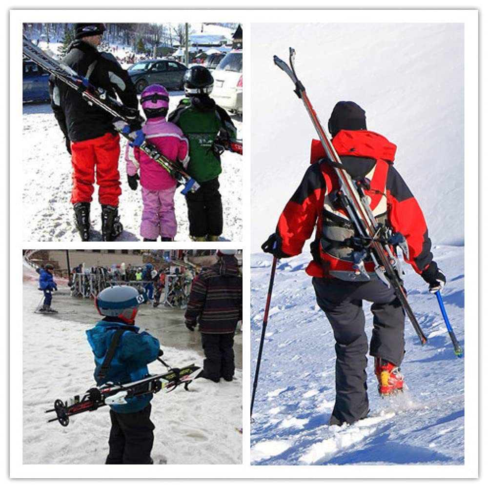 Cross-border in stock ski strap portable double-board snowboard fixed strap Sled strap adjustable sled strap