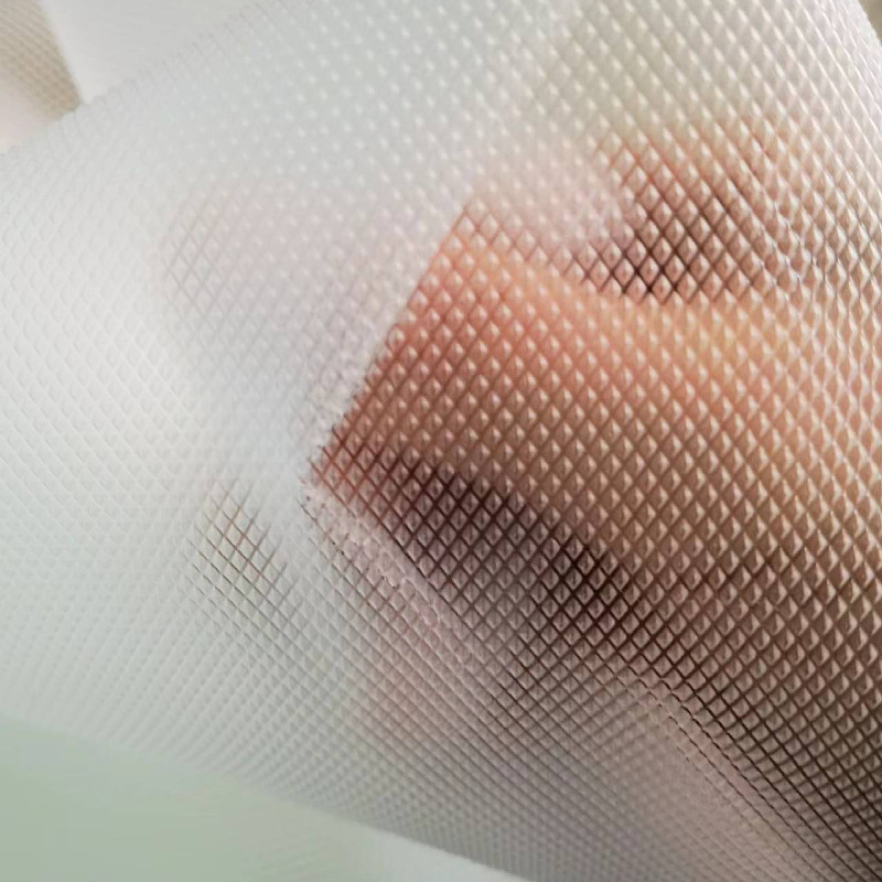 Manufacturer Supplies Pe Transparent Embossed Separation Film Rubber Embossed Film Ldpe Rhombus Embossed Film Wholesale