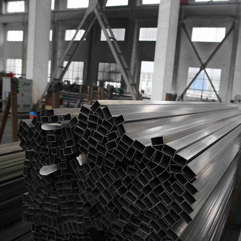 304 Stainless Steel Square Tube 201 316L Stainless Steel Decorative Square Tube Brushed Mirror Surface Spot Sales