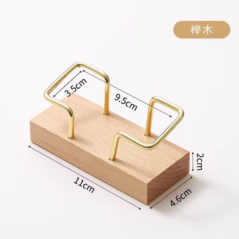 Creative Black Walnut Beech Wood Card Holder Business Office Card Holder Card Holder Card Holder Card Storage Box Card Holder