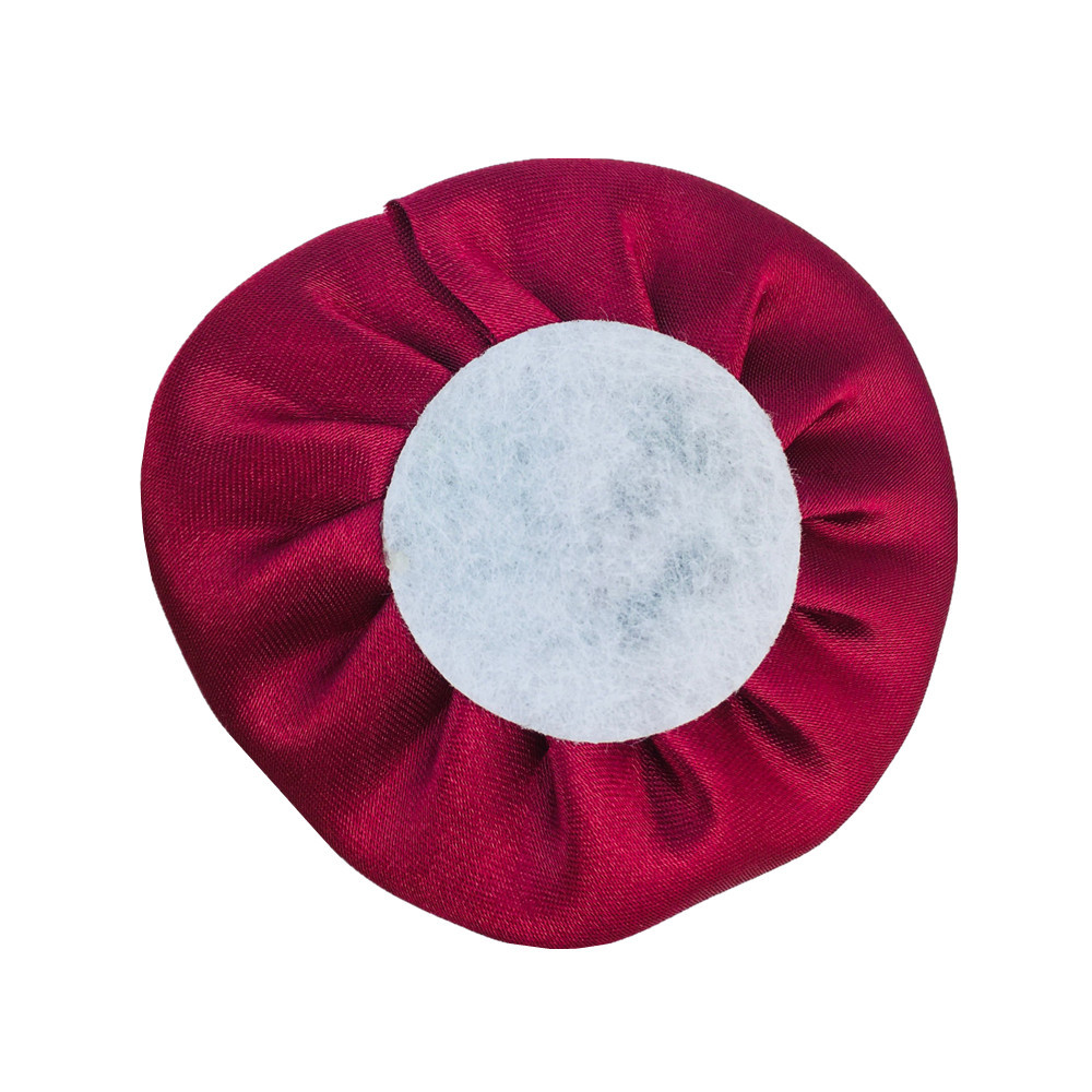 7cm Satin Trumpet Flower Satin Rose Corsage Costume Headwear Accessories Handmade Flower with Baby Shoes