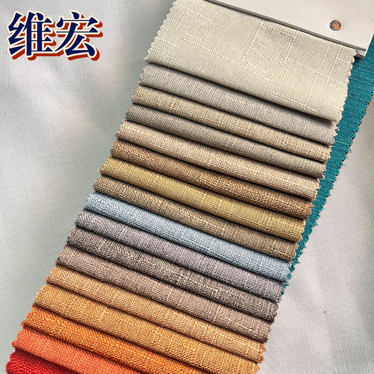 Customized Imitation Linen Fine Linen Raw Fabric Coated Laminated Link Passed Inditex Factory Inspection