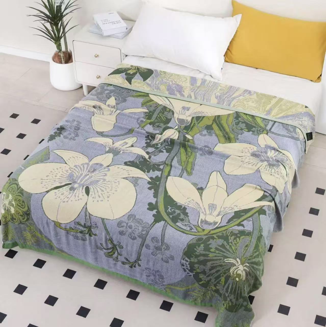 150*200 см бамбуковый полотенце плед летний охлаждающий эффект двойной бамбуковый хлопковый летний плед тонкий плед для кондиционирования