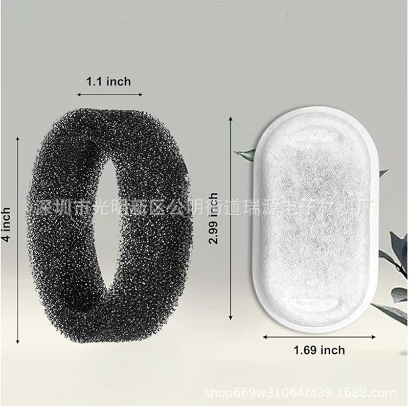 Own Factory, Popular Export Pet Water Dispenser Filter Element, Activated Carbon Filter Cotton, Cat and Dog Water Feeder Filter