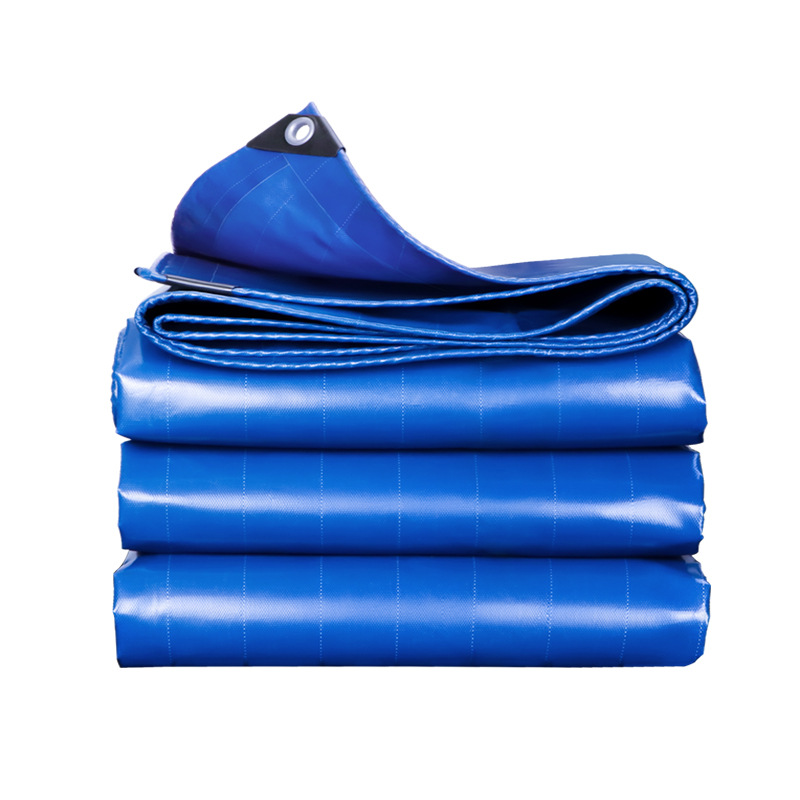 Pvc Knife Scraper Tarpaulin Waterproof and Sunscreen Canvas for Breeding Blue Tarpaulin Wear-Resistant Tarpaulin