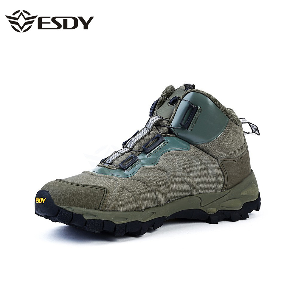 Мужские ботинки с автоматической пряжкой, быстрое реагирование, туристические ботинки, уличные ботинки, средние кроссовки для спорта