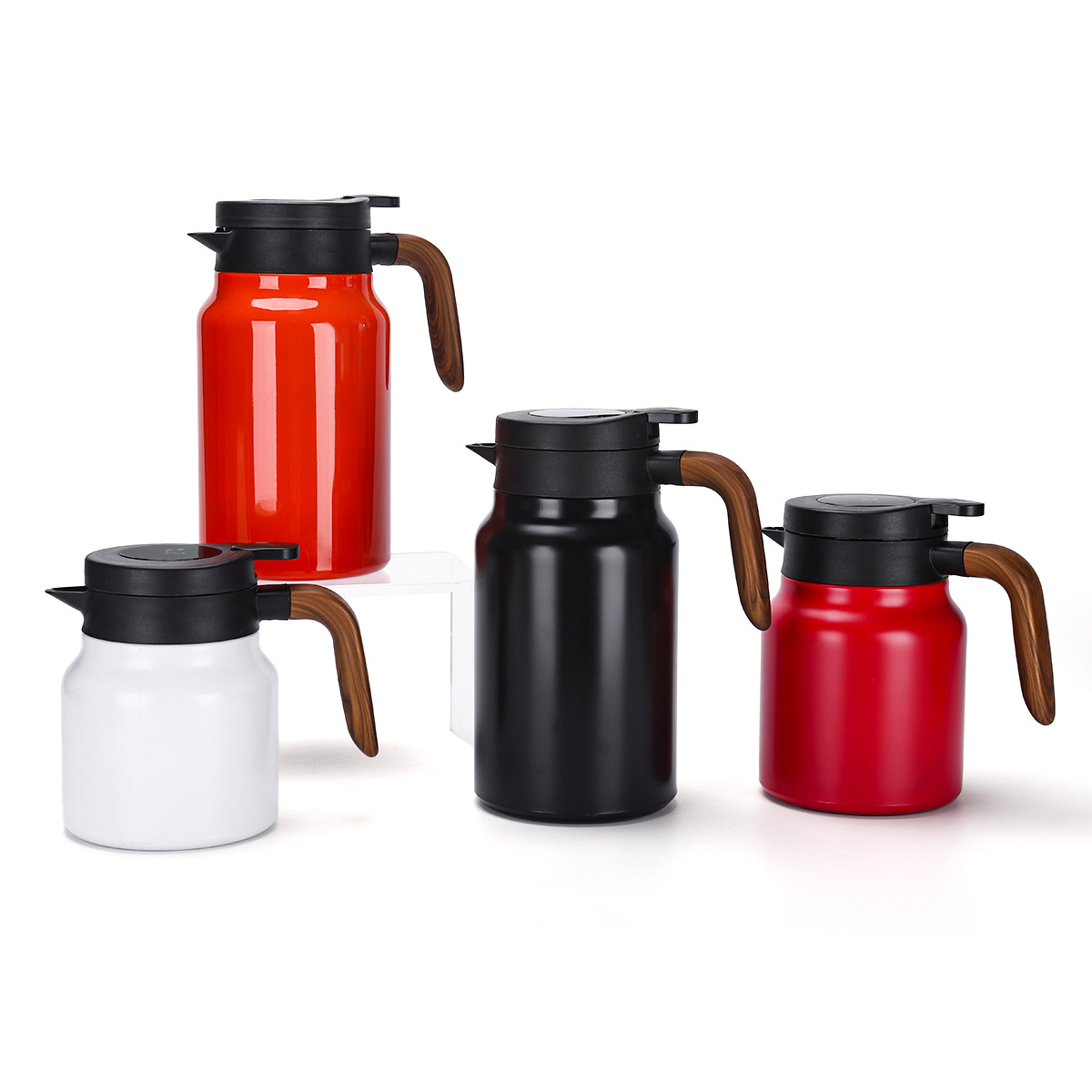 braised teapot new 316 stainless steel tea water separation insulation pot large capacity hot water kettle temperature display braised beaker