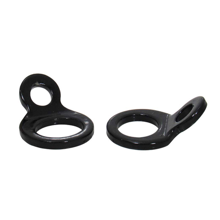 Готовая поставка стального зажима для мотоцикла с кольцевым якорем, 8-образная пряжка, электрофорез