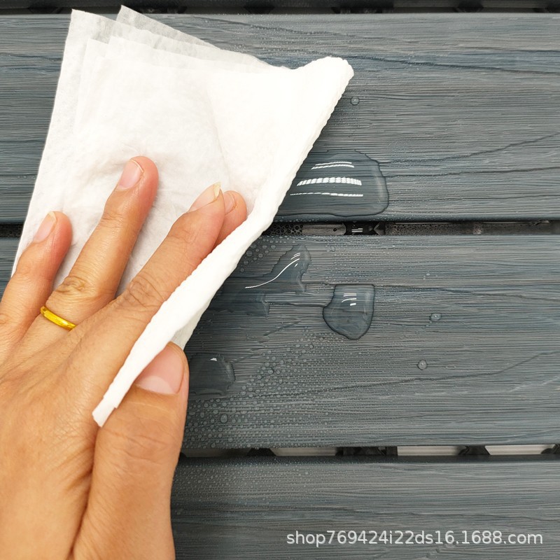 Outdoor Plastic Wood Flooring DIY Splicing Second-Generation Co-Extruded Outdoor Balcony Terrace Bathroom Anti-Corrosion Wood Non-Slip Wear-Resistant