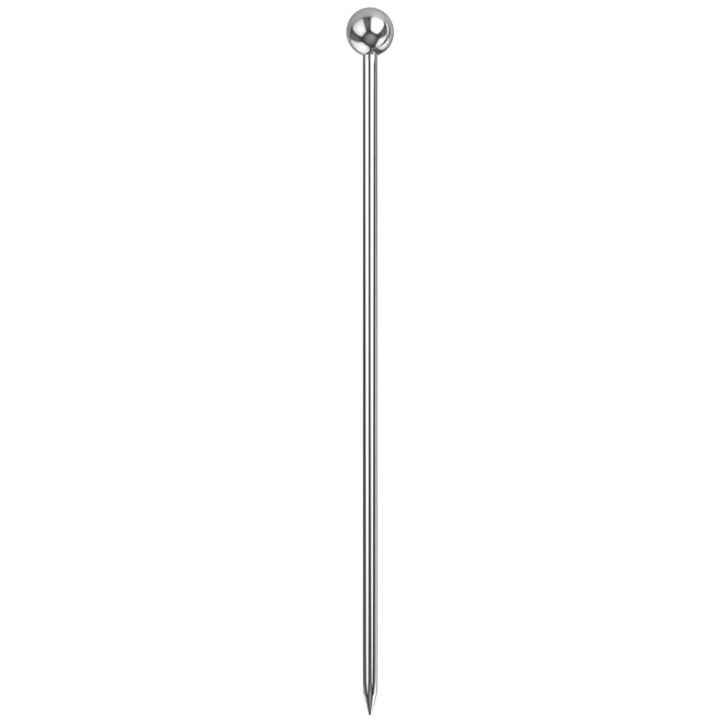 Cross-border Stainless Steel 304 Martini Needle Cocktail Sign Bar Bartender Tool Fruit Needle Stainless Steel Wine Needle