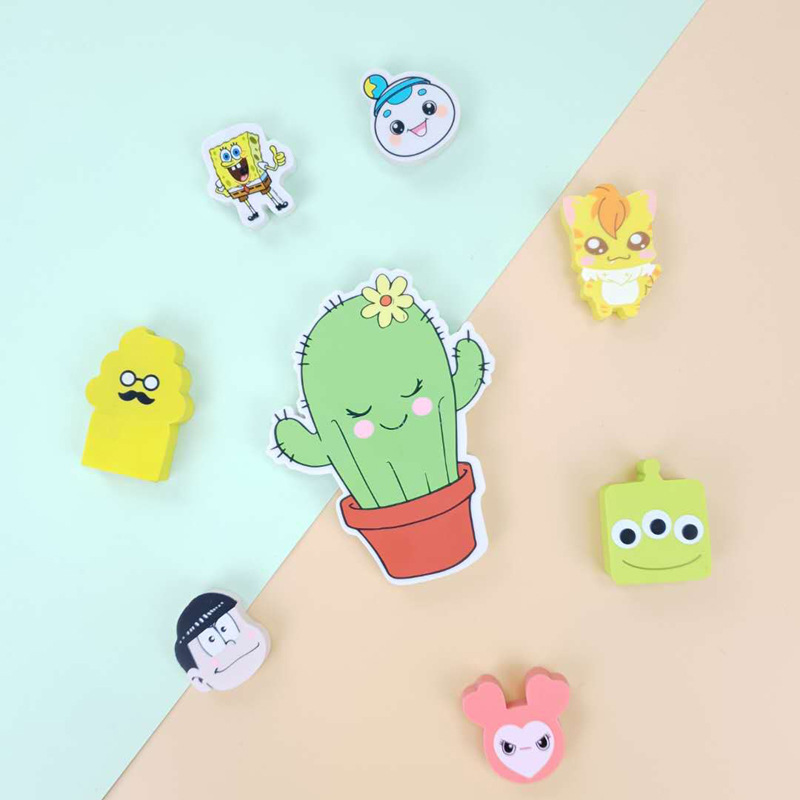 Creative school supplies cartoon eraser student prizes pencil eraser children small gift animal fruit eraser