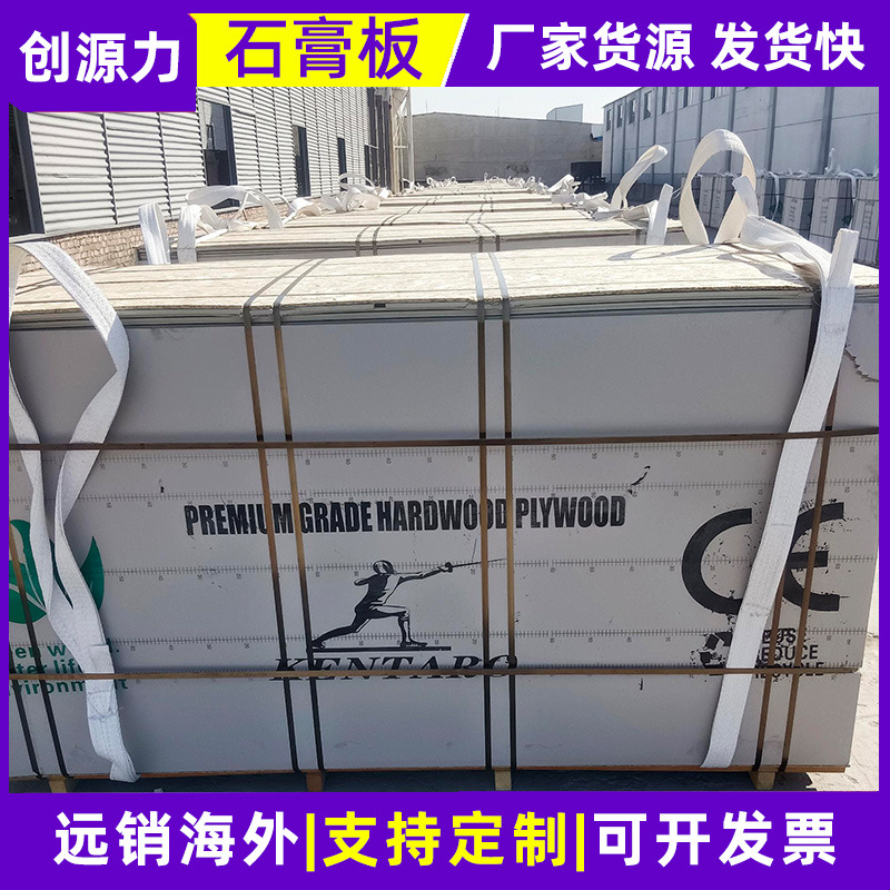 Поставка обычного гипсокартона с бумажной облицовкой, материалы для декора, многоспецификационная перегородка для домашнего декора, подвесной потолок