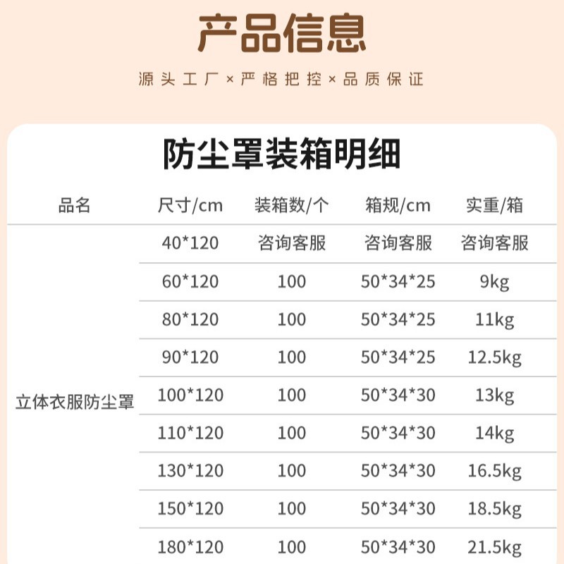 Clothes Finishing Dust Cover Transparent Clothes Cover Dust Bag Hanging Three-dimensional Clothes Dust Cover Coat Clothes Storage Bag