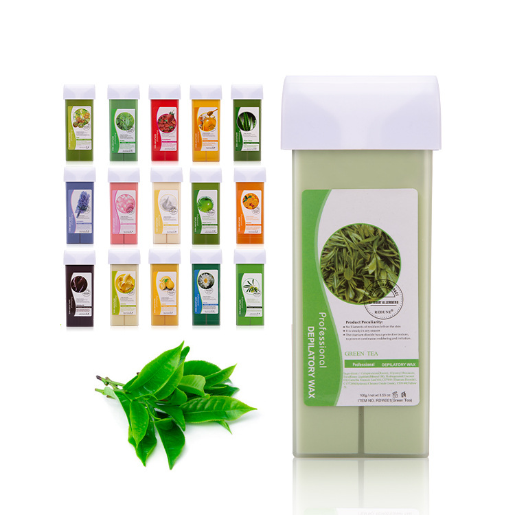 Cross-Border 100g Hair Removal Wax, Soft Wax, Bikini Hair Removal, Whole Body Mild and Painless Wax Strips, Beauty Wax