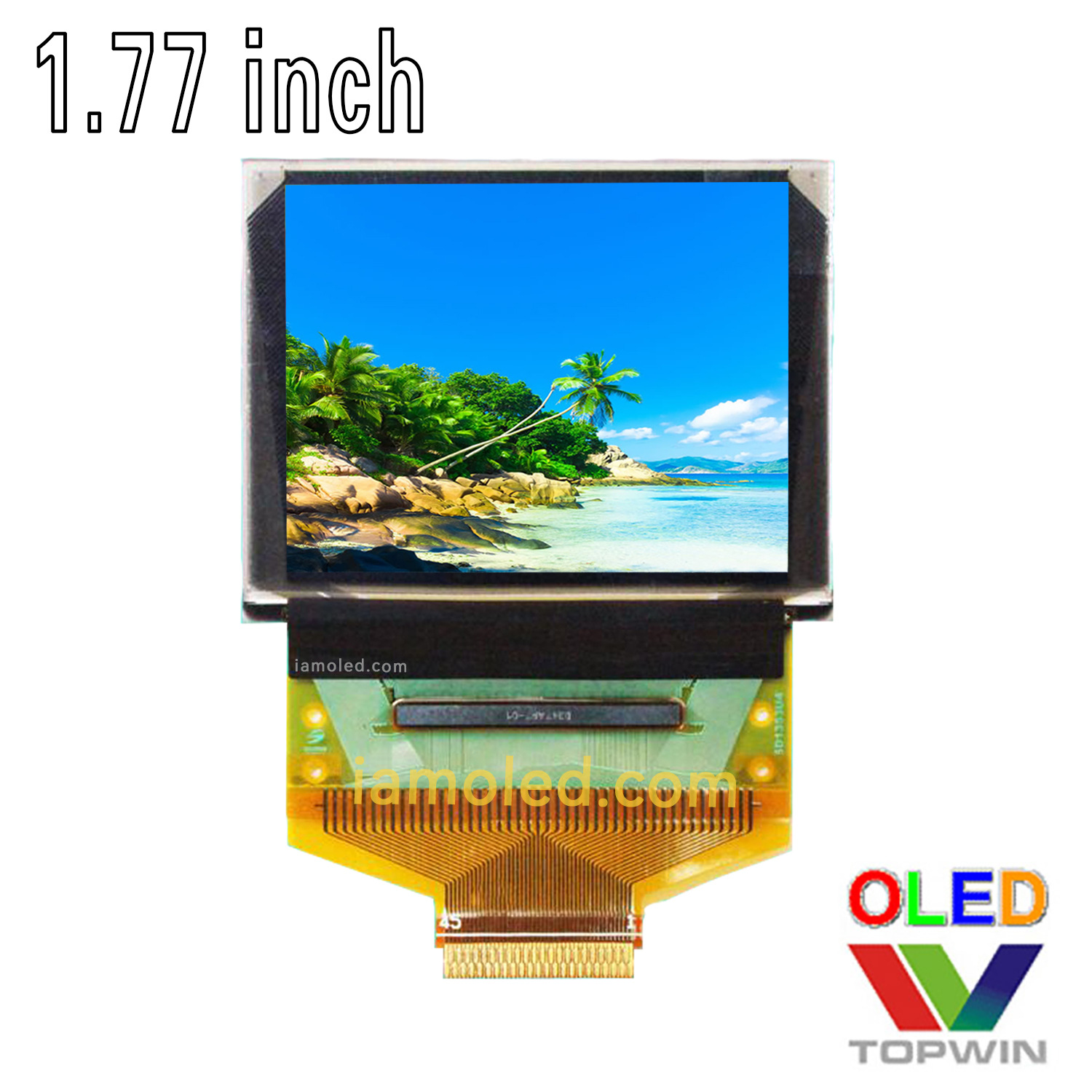 1.77-дюймовый цветной удлинительный кабель oled LCD экран QG-6028GDEAF02 удлинитель 45-pin разъем
