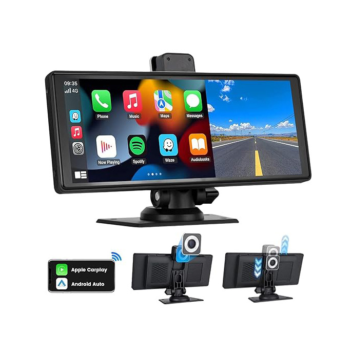 Cross-Border 10.26-Inch 4K High-Definition Front and Rear Dual-Recording Driving Recorder 1080P Carplay Mp5 High-Definition Screen