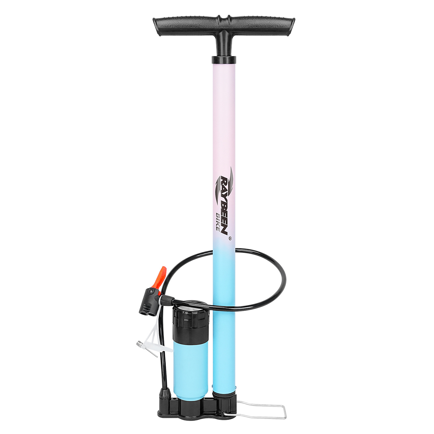 Mountain Bike Pump Gradient High-Pressure Labor-Saving Household Air Pump Male Electric Motorcycle Portable Filling Pipe