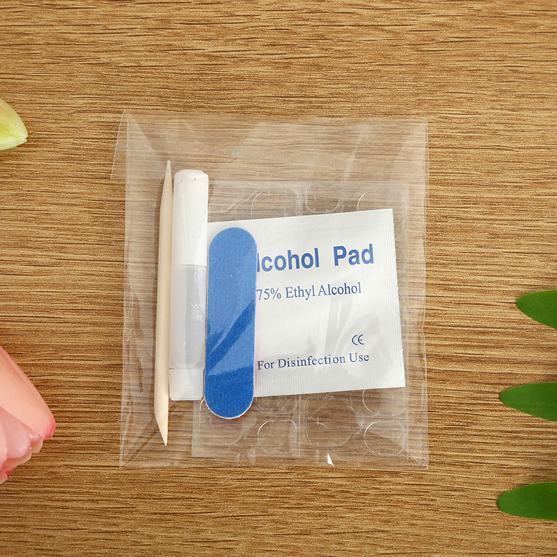 Wearing a tool kit 4-piece nail art 5-piece jelly gel nail art stick nail rubbing strip Wearing a tool