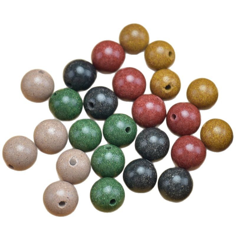 Five Elements Hexiang Beads Loose Beads Manufacturer Wholesale Golden Wood Water Fire Soil Natural Hexiang Beads Chinese Herbal Medicine Fragrance Beads Single Handmade