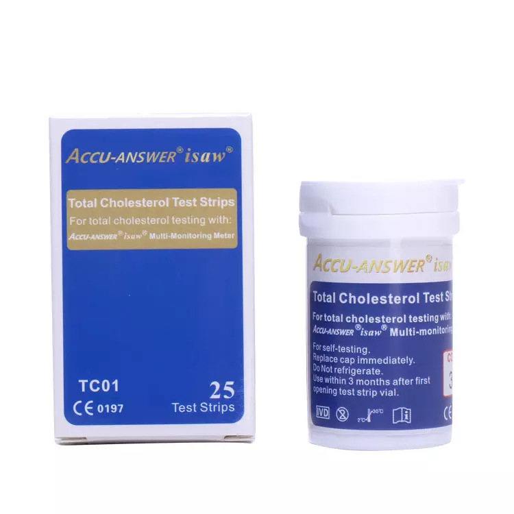 Cross-border English Accu Answer Cholesterol Blood Glucose Uric Acid Hemoglobin 4 in 1 Instrument with Test Strip