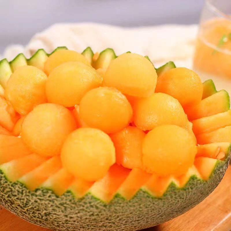 Shandong Cantaloupe Fresh Fruit Xizhou Honey Melon Whole Piece Free Shipping Xizhou Honey One Piece Drop Shipping