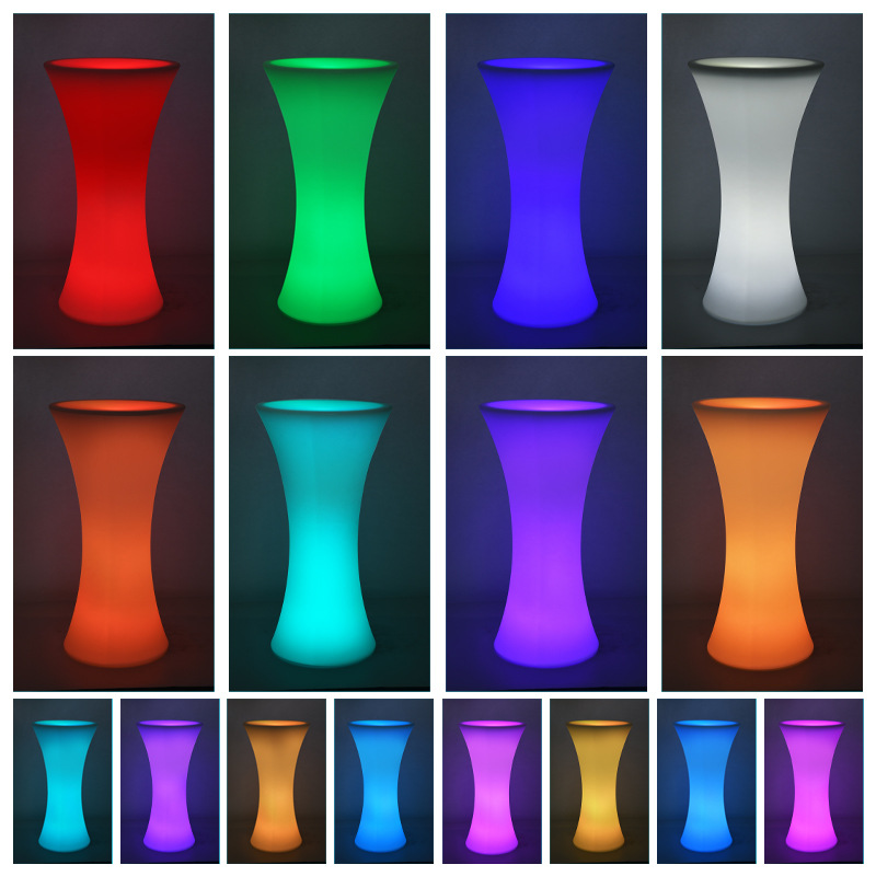 Luminous creative high Bar Bar Bar Bar balcony table and chair outdoor activity exhibition party cocktail bar chair bar counter