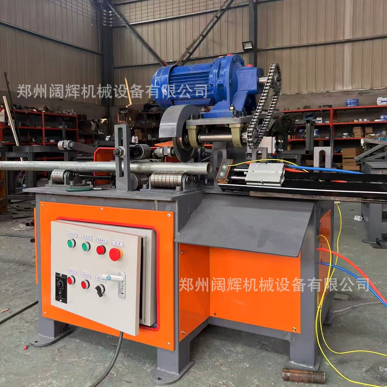 Factory Direct Sales Fully Automatic Round Stainless Steel Pipe Metal Pipe Cutting Machine Round Pipe Rolling Cutting Machine