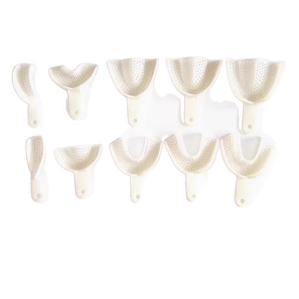 Dental tray plastic tray disposable tray white impression tray mold tray plastic dental tray