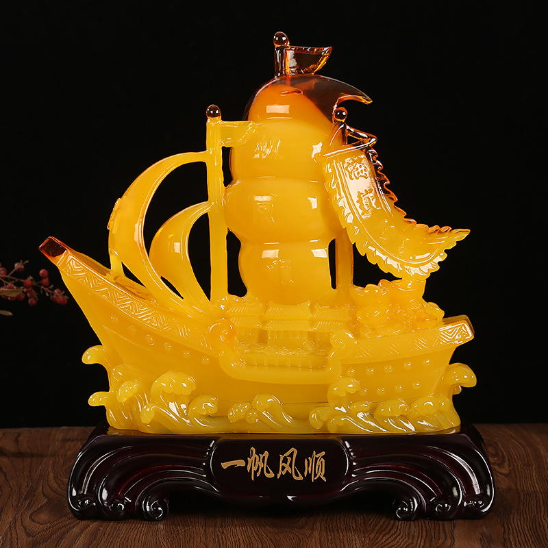 Китайское парусное украшение, декор для стола в офисе, открытие магазина, подарок на новоселье