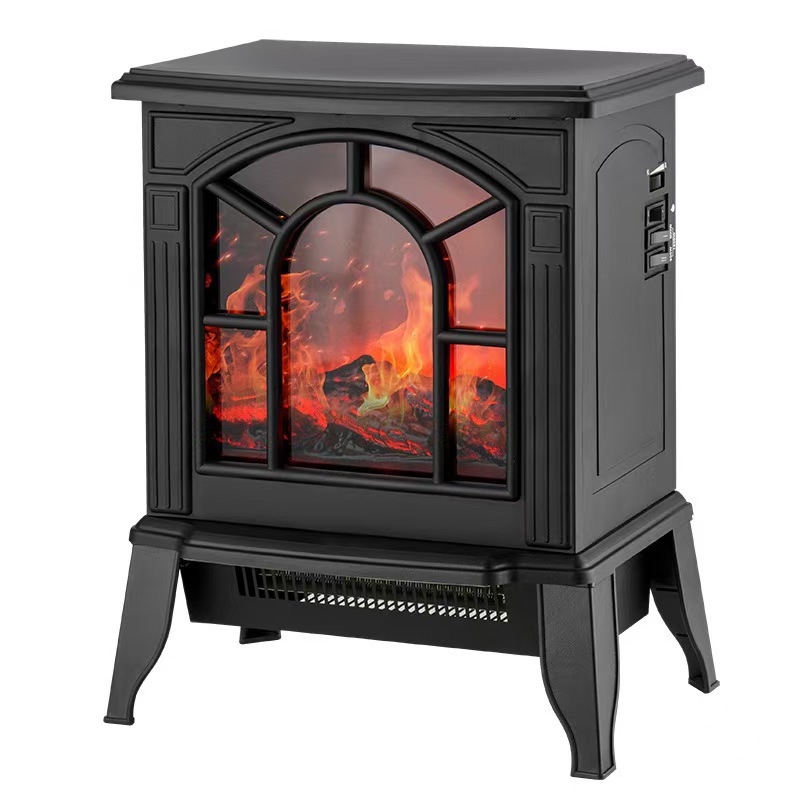 2024 electric fireplace heater 3D simulation flame heater fast heating stove office home electric heating new