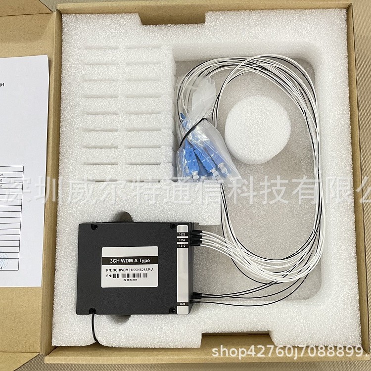 G657A1 0.9мм диаметр оптического волокна, Sc/Upc интерфейс, 1×3 канал Wdm