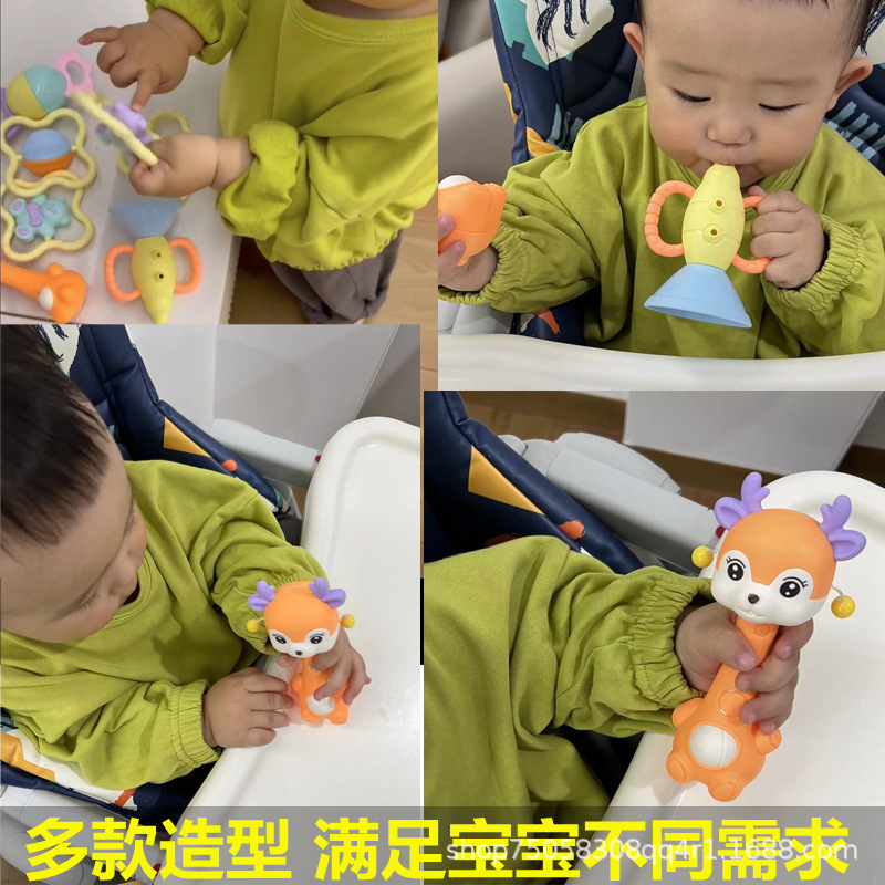 [Cross-border direct sales] multifunctional infant boiled rattle toy newborn baby 0-6-12 months