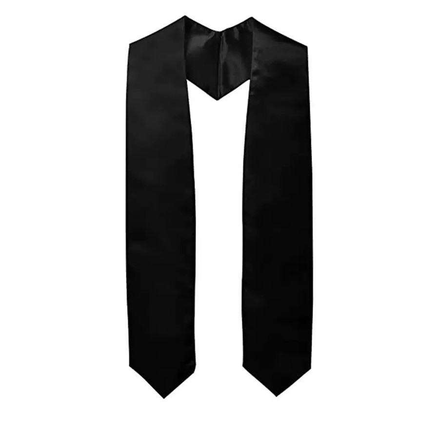 European and American University Graduation Season Ribbon Etiquette Shoulder Strap Solid Color Graduation Etiquette Belt Honorary Award Satin Shawl