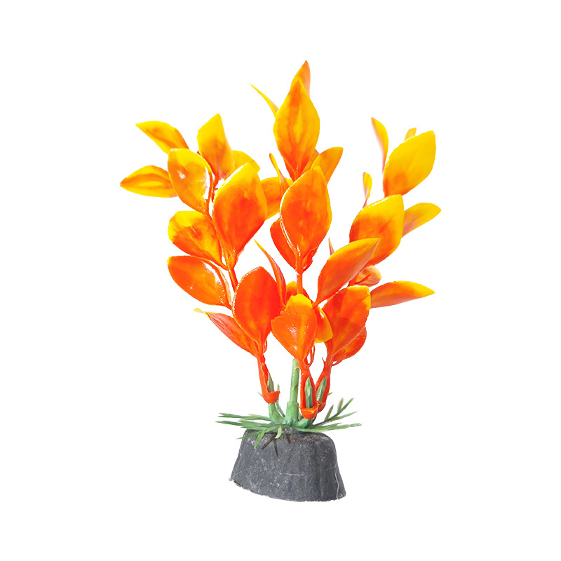 Fish Tank Landscaping Decoration Aquatic Plants Fish Tank Ornaments 10cm Aquatic Plants Seaweed Artificial Aquatic Plants Landscaping Cross-Border Wholesale