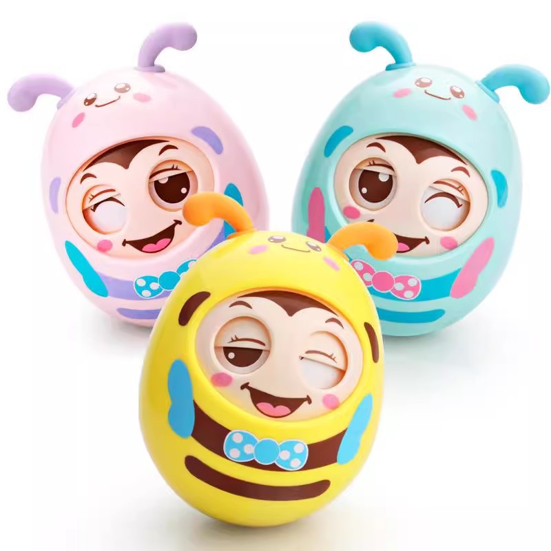 Infant Tumbler Toy Large Size 3-6-12 Months Newborn Baby 0-1 Years Old Early Education Educational Blinking Cartoon
