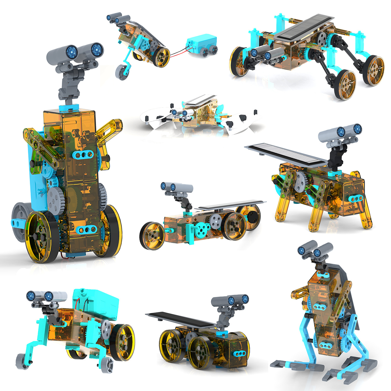 25 в 1 игрушка для сборки 25 в 1 самособранный солнечный строительный блок автомобиль 25 в 1 интеллектуальный робот