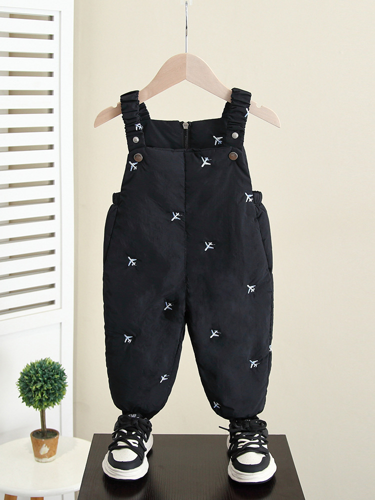 Утепленные брюки для мальчиков, зимние, из хлопка, для детей