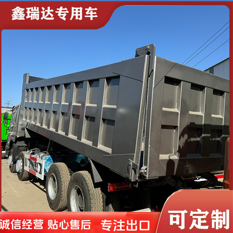 10-Wheel Second-Hand Dump Truck 40-Ton Dump Truck Howo371Hp China Heavy Car Hawo Rear Eight-Wheel Truck Rear Turning