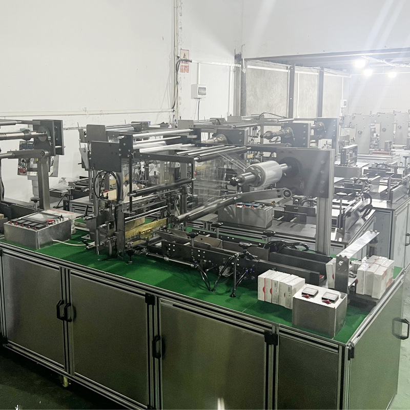 Yifan Cigarette Pack Sealing and Cutting Machine Pof Film Heat Shrink Sealing Machine Food Plastic Sealing and Wrapping Machine Intelligent Packaging Machine