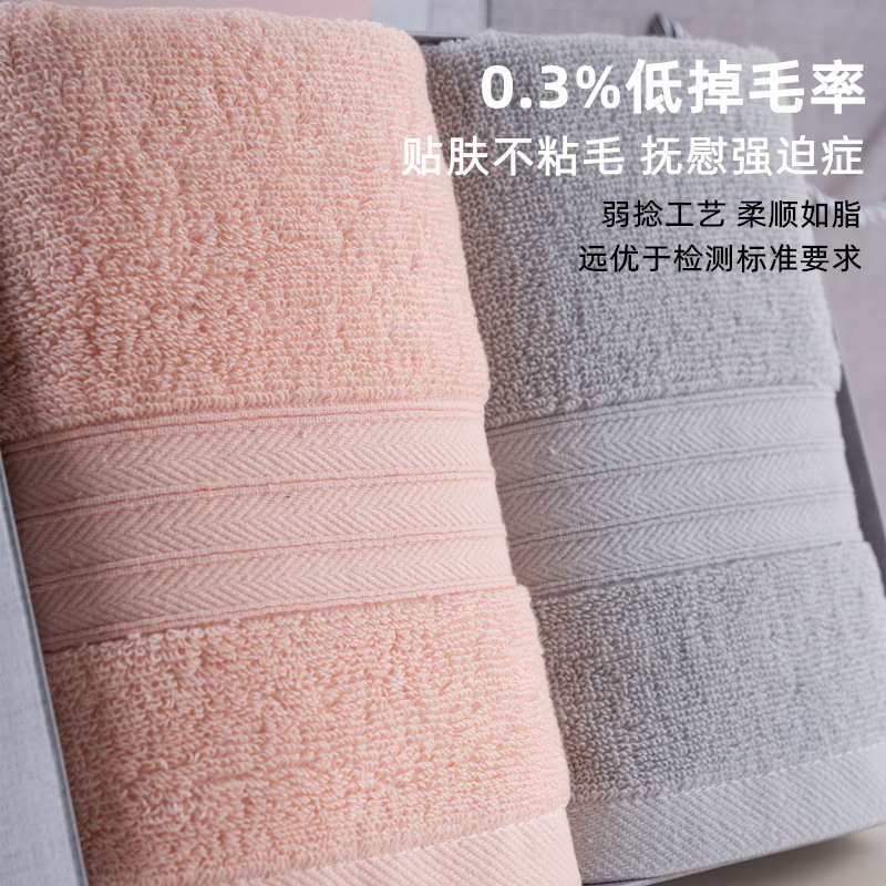 Cotton Towel Gift Box suit Cotton Business Gifts Opening Activities Customized logo Company Practical Accompanying Gift