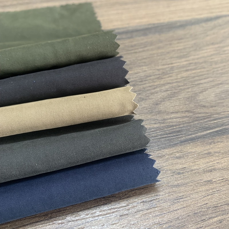 21S Brushed Polyester-Cotton Twill Fabric, Double-Layer Polyester-Cotton Twill Fabric, Carbon Brushed + Strong Waterproof Yarn-Dyed Fabric