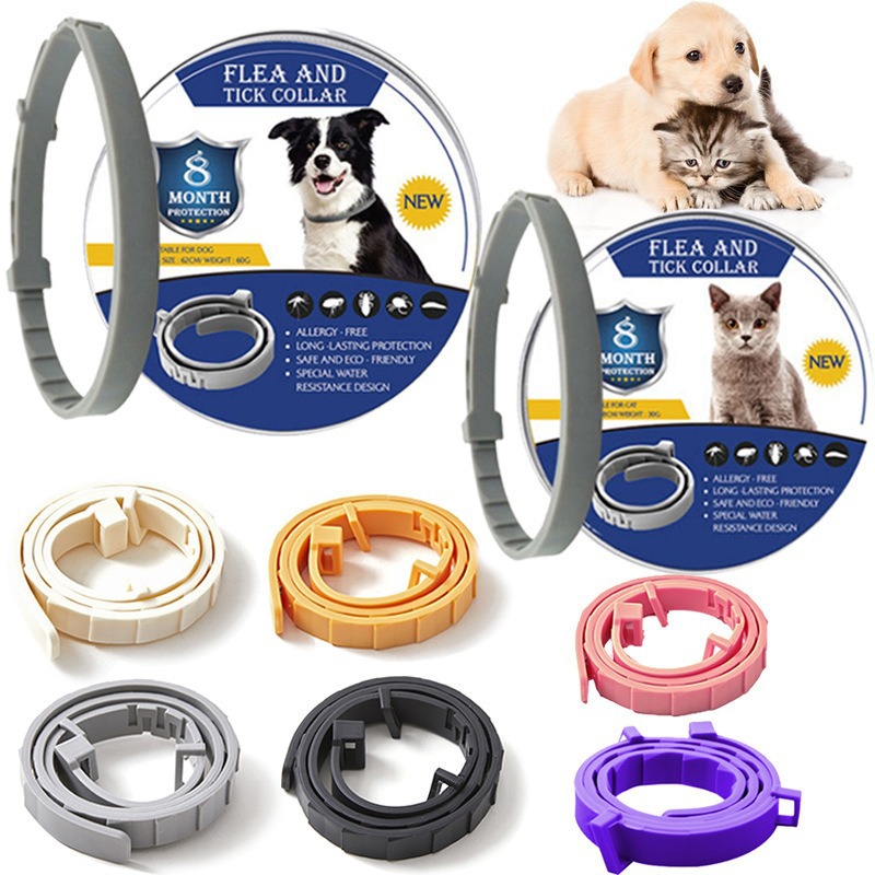 Cross-Border Pet Insect Repellent Essential Oil Collar Summer Anti-Mosquito Flea Cat and Dog Mosquito Repellent Insecticide Adjustment Collar Retractable