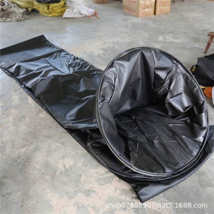 Negative Pressure Air Duct for Mining Tunnels, Zipper-Type Air Duct, Pvc Negative Pressure Air Duct Fabric, Expandable Air Duct