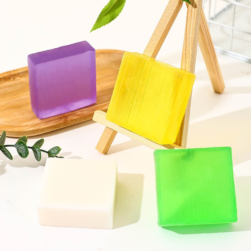 [Simi Silk] Olive Lemon Coconut Violet Oil Soap Handmade Soap Cleansing and Moisturizing 80G