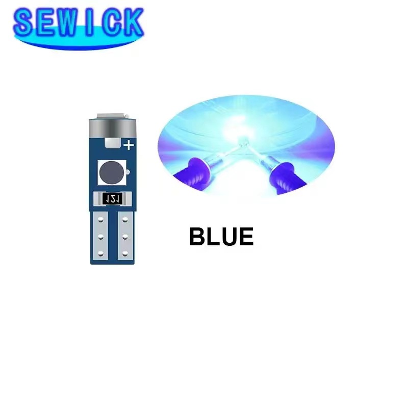 SEWICK Car LED High BrighTness InsTrumenT LighT T5 3030 3SMD IndicaTor LighT InsTrumenT LighT CenTral ConTrol LighT High BrighTness