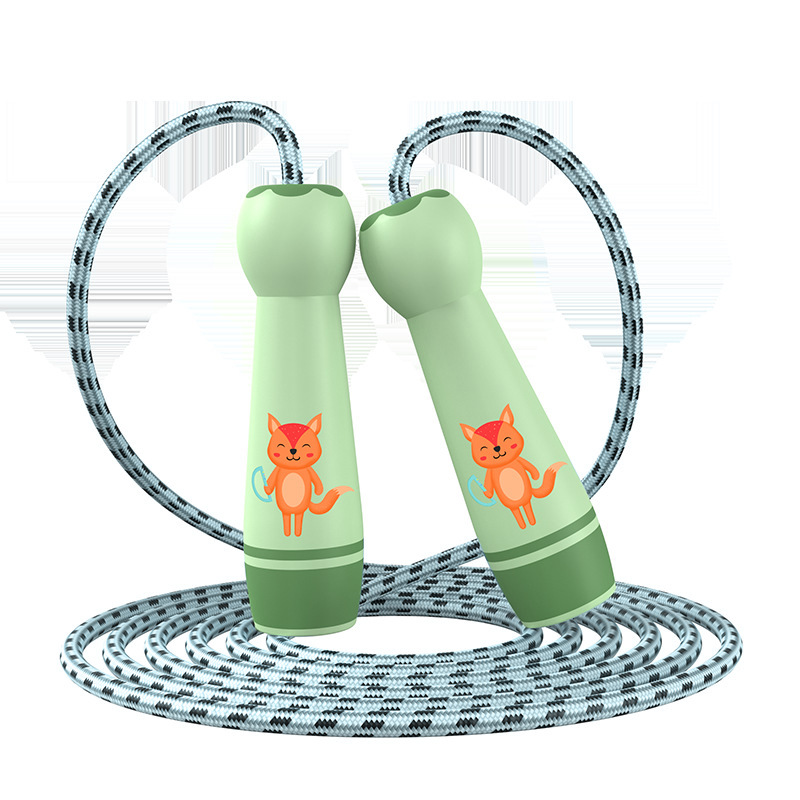 Cross-border children skipping rope cotton rope beginners primary school students sports supplies kindergarten students skipping rope wholesale
